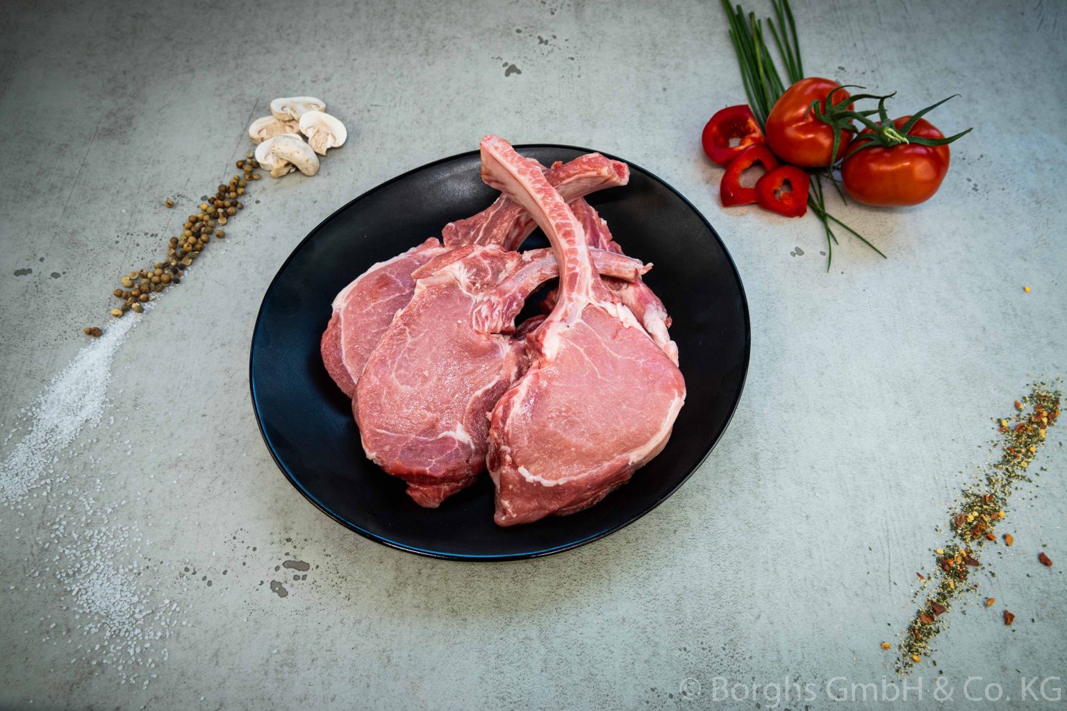 Tomahawk Steak Vom Schwein – Onlineshop Fleischerei Borghs